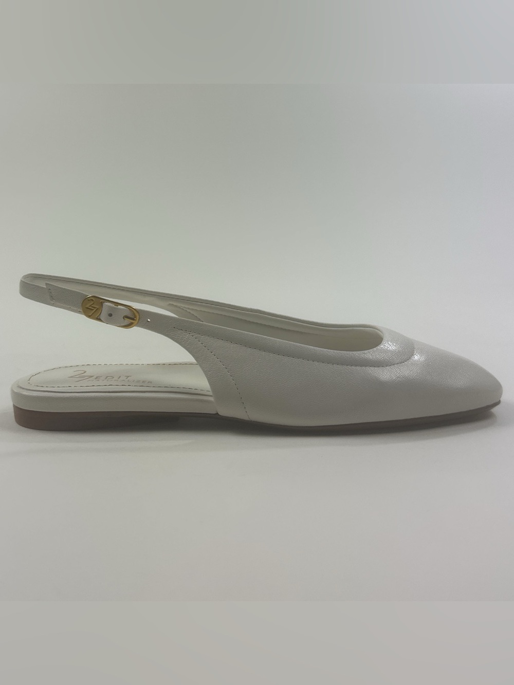 Naturalizer 27 Edit Cadence White Womens Leather Slingback Flats J3055L2100